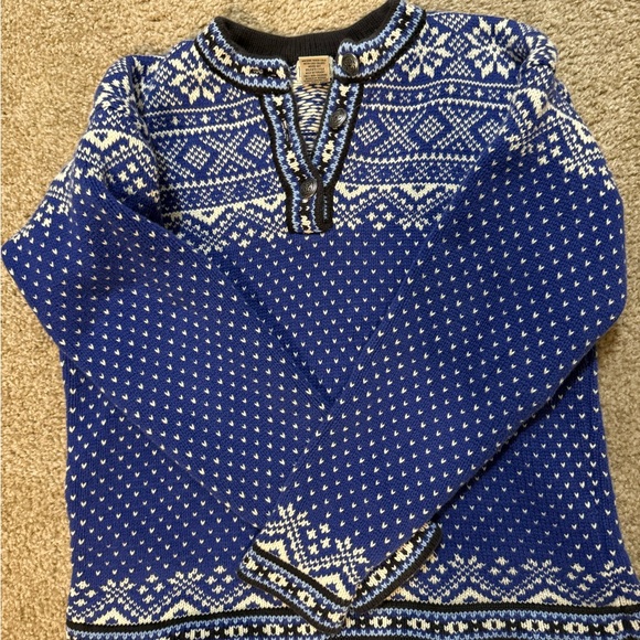LL Bean Nordic Fair Isle Sweater - Picture 2 of 4